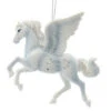 Kurt Adler Silver And White Pegasus Ornament -Ornaments Shop 010542A 27927.1627478038