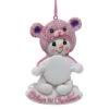 Kurt Adler Personalized Baby's 1st Christmas Pink Snowbear Ornament 2 Kurt Adler Personalized Baby's 1st Christmas Pink Snowbear Ornament -Ornaments Shop 010554B Personalized Babys 1st Christmas Pink Snowbear Ornament 65914.1668019108