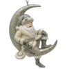 Kurt Adler Glittered Santa Sitting On Moon Ornament -Ornaments Shop 010594B Glittered Santa Sitting On Moon Ornament 38144.1648648509