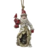 Kurt Adler Birch Berry Santa With Raccoon Ornament -Ornaments Shop 010627A BIRCH SANTA WITH RACCOON ORNAMENT 72744.1646252124