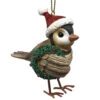 Kurt Adler Wren With Wreath Ornament -Ornaments Shop 010633B WREN WITH WREATH ORNAMENT KURT ADLER 15292.1646415218