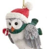 Kurt Adler Owl With Green Scarf Ornament -Ornaments Shop 010633D 93913.1628167824