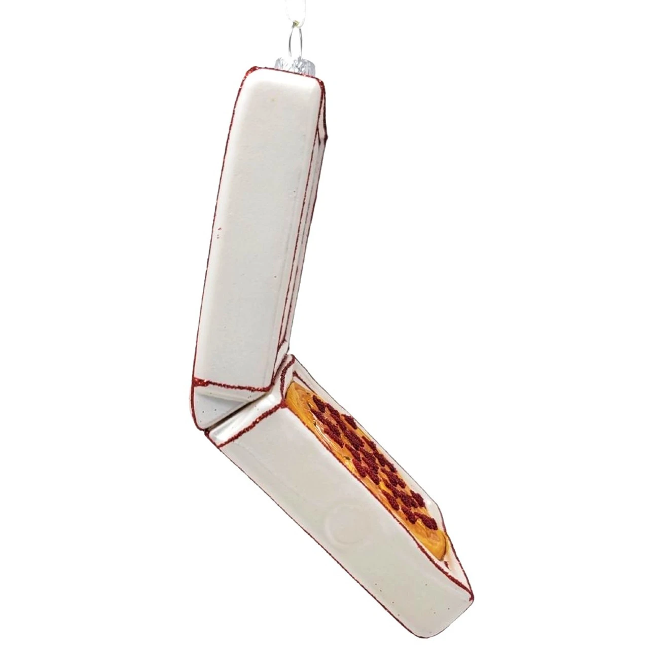 Cody Foster & Co - Take Out Pizza Glass Blown Ornament 5 Cody Foster & Co - Take Out Pizza Glass Blown Ornament - Image 3