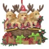 Reindeer Dogs In A Basket Ornament -Ornaments Shop 010760 Reindeer Dogs In A Basket Ornament 32360.1648567635