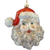 Kurt Adler Glitzy Santa Head Ornament -Ornaments Shop 0122908 Glitzy Santa Head Ornament 37952.1654704023