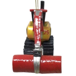 Kurt Adler Fork Excavator Truck Ornament -Ornaments Shop 013076C Fork Excavator Truck Ornament front 40772.1648054275