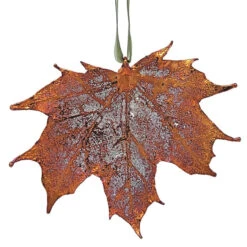 Iridescent Sugar Maple Leaf Ornament
