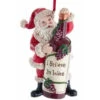 Kurt Adler I Believe In Wine Santa Ornament -Ornaments Shop 015560 I Believe In Wine Santa Ornament 64579.1654790144