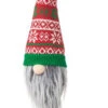 17" Gnome Head Ornament With Green Knitted Hat -Ornaments Shop 016437B 11807.1620816603