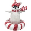 Penguin Snow Tubing Ornament -Ornaments Shop 017019B Penguin Snow Tubing 48662.1654099623