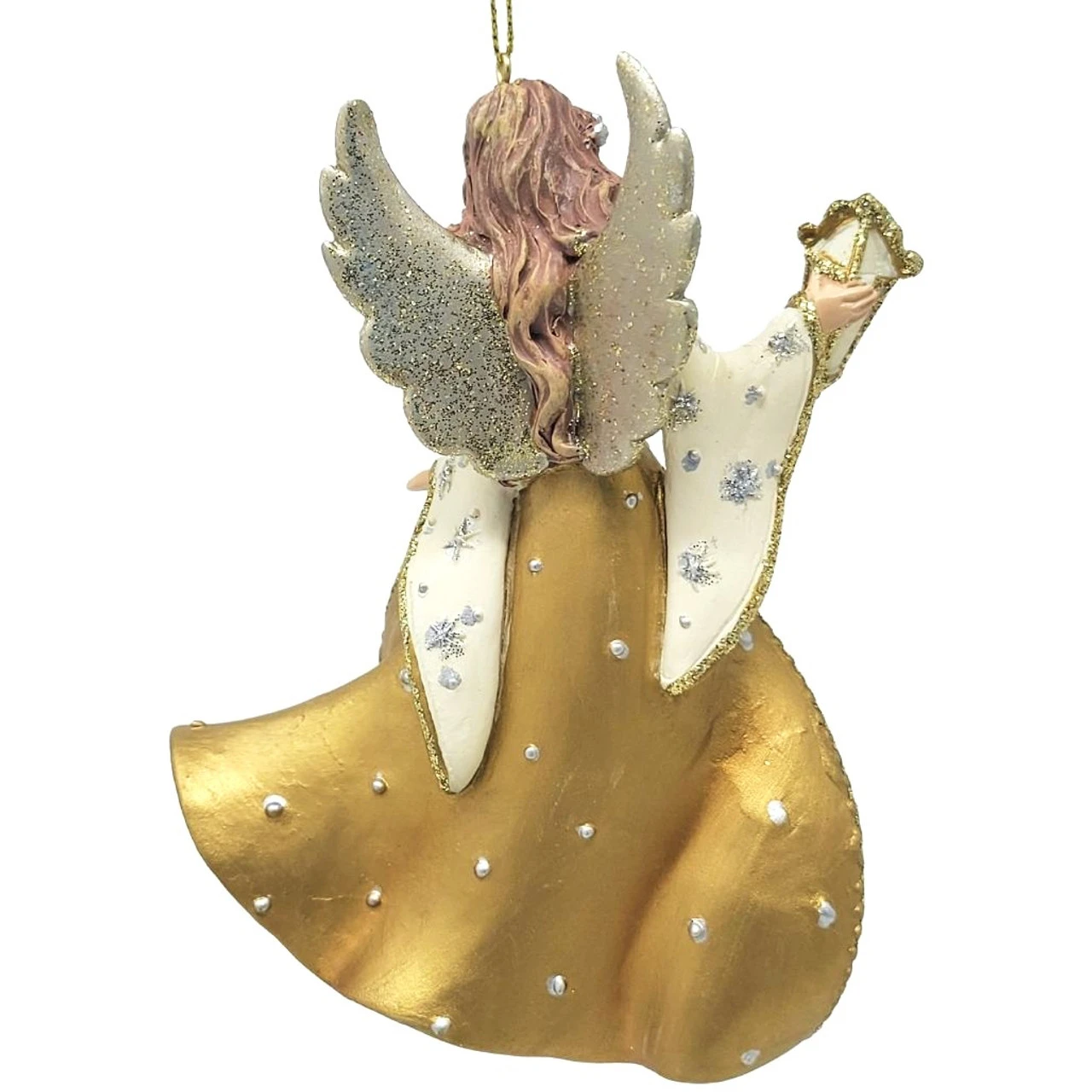 Kurt Adler Brunette Angel Ornament 5 Kurt Adler Brunette Angel Ornament - Image 3