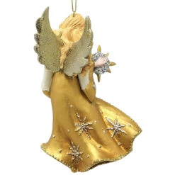 Kurt Adler Blonde Angel Ornament 7 Kurt Adler Blonde Angel Ornament -Ornaments Shop 019237B Blonde Angel Ornament Back 54393.1647886504