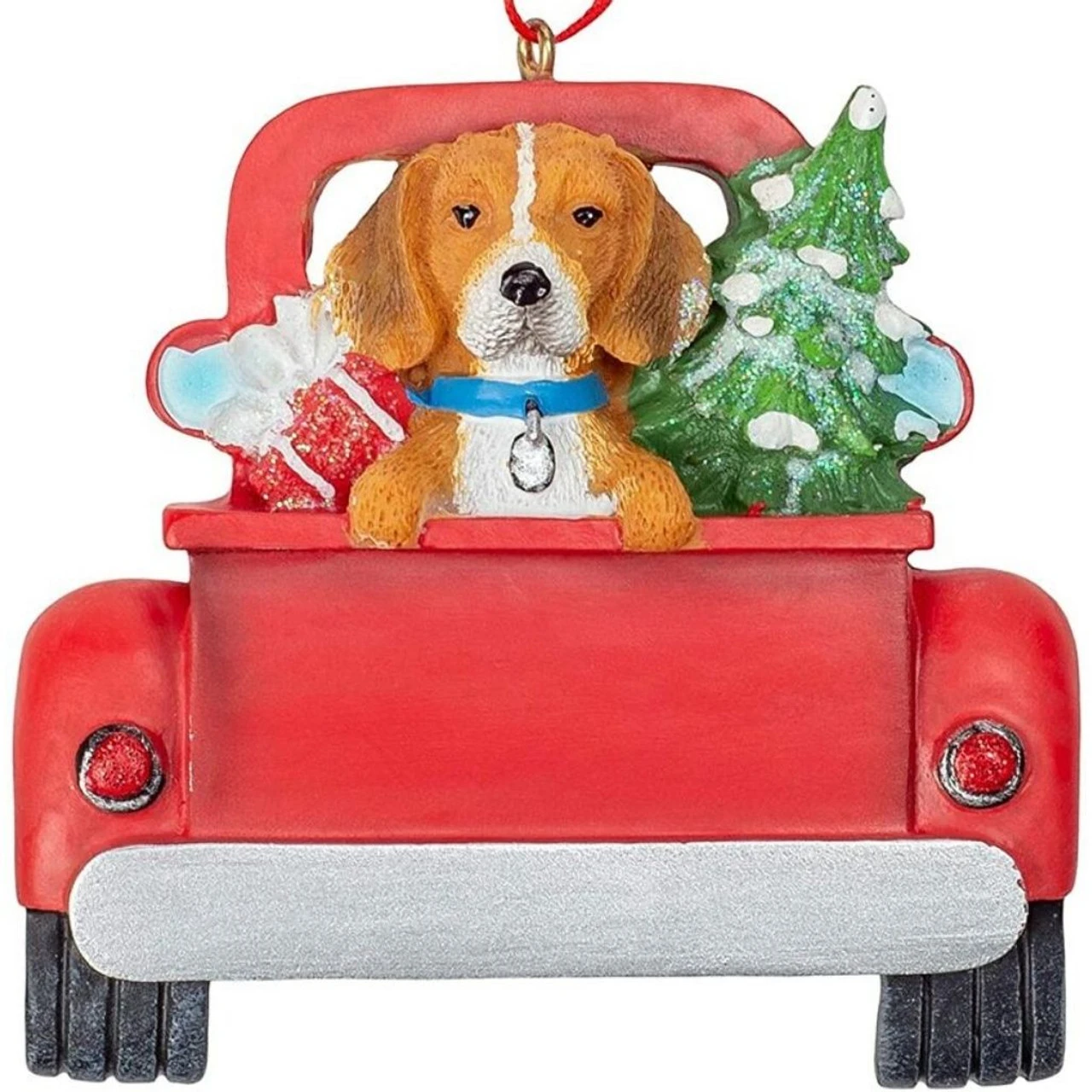 Kurt Adler Personalized Beagle In Back Of Truck Ornament 3 Kurt Adler Personalized Beagle In Back Of Truck Ornament