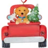 Kurt Adler Personalized Golden Retriever In Back Of Truck Ornament 1 Kurt Adler Personalized Golden Retriever In Back Of Truck Ornament -Ornaments Shop 019414 Personalized Golden Retriever In Back Of Truck Ornament 23172.1650385867