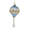 Blue Sphere With Crystal Drops Glass Ornament -Ornaments Shop 040473A 52430.1694722030