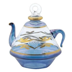 Egyptian Glass - Blue Teapot Ornament