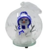 LED Glass Snowman In Blue Hat Ornament -Ornaments Shop 044000C LED Glass Snowman In Blue Hat Ornament 80390.1668178824