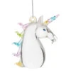 Glass Unicorn Head Ornament -Ornaments Shop 044408 Glass Unicorn Head Ornament 02152.1664982223