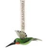 Hand Blown Glass New Hampshire Hummingbird Ornament
