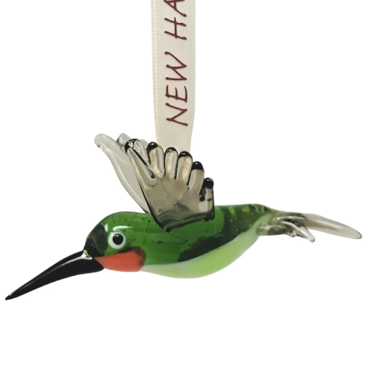 Hand Blown Glass New Hampshire Hummingbird Ornament 4 Hand Blown Glass New Hampshire Hummingbird Ornament - Image 2