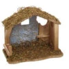 Kurt Adler 8" Small Wood Stable -Ornaments Shop 089017C 77384.1621932217