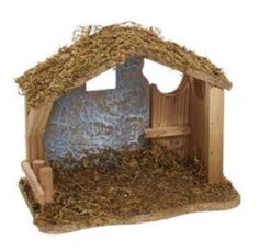 Kurt Adler 8" Small Wood Stable