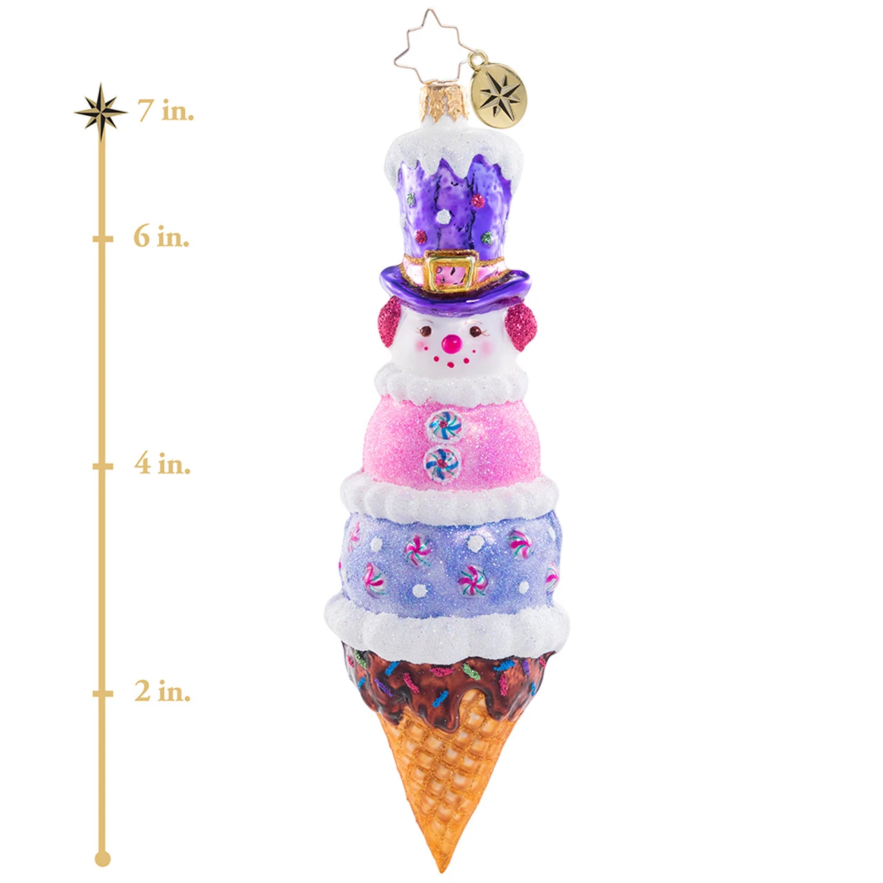 Christopher Radko - A Cold And Frosty Treat Ornament 5 Christopher Radko - A Cold And Frosty Treat Ornament - Image 3