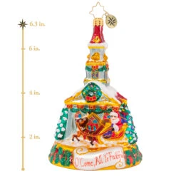 Christopher Radko - Worshippers Welcome Ornament 7 Christopher Radko - Worshippers Welcome Ornament -Ornaments Shop 1020906.FRT R 72759.1636721034