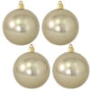 Set Of 4 Champagne Shine Shatterproof Ornaments -Ornaments Shop 104718 Set of 4 Champagne Shine Shatterproof Ornaments 80182.1666713181