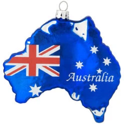 Australia Glass Ornament