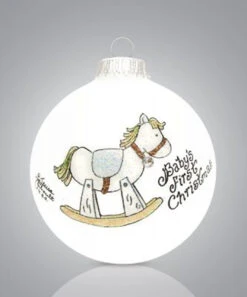Heart Gifts By Teresa – Baby's First Christmas Blue Rocking Horse Ornament -Ornaments Shop 120 RockingHorseBoy 333x400 81963.1604515367