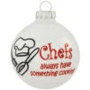 Chefs Always Have Something Cooking White Opal Glass Ornament 2 Chefs Always Have Something Cooking White Opal Glass Ornament -Ornaments Shop 1213526 web 1.default 87724.1635871010