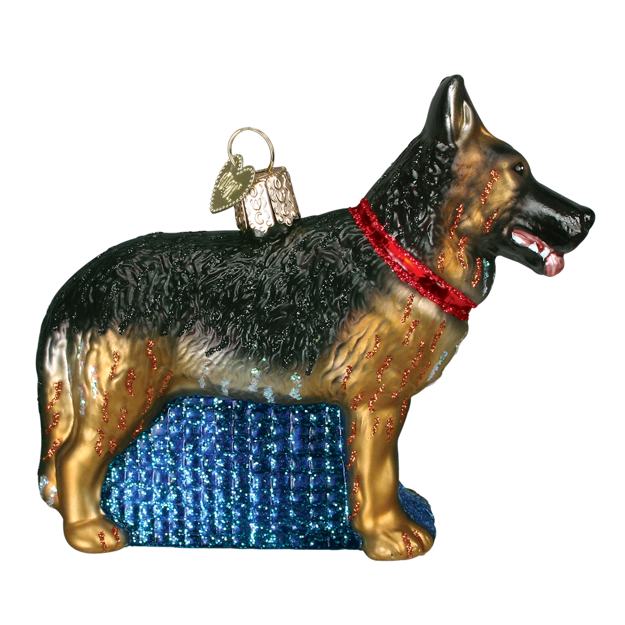 Old World Christmas - German Shepherd Ornament 3 Old World Christmas - German Shepherd Ornament