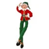 Large Red Jacket Bendable Elf Ornament -Ornaments Shop 127453A Large Red Jacket Bendable Elf Ornament 12550.1654875732