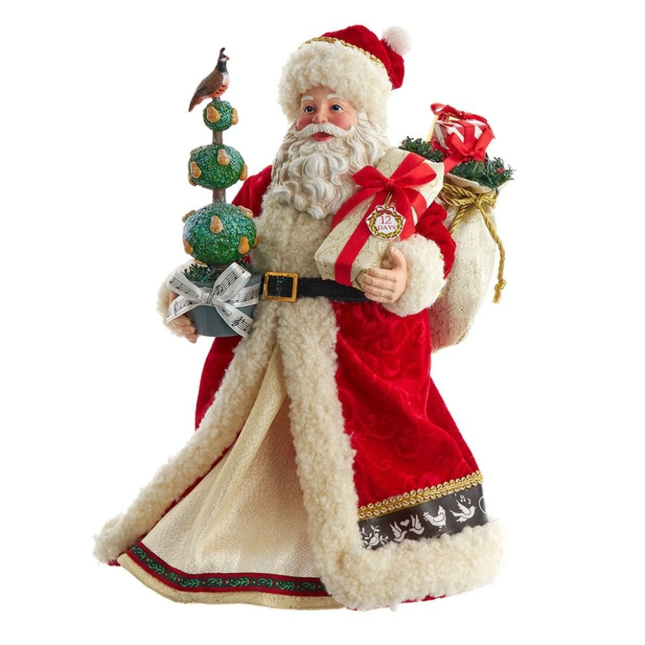Kurt Adler Fabriché™ Musical 12 Days Of Christmas Santa Carrying Presents Figurine 3 Kurt Adler Fabriché™ Musical 12 Days Of Christmas Santa Carrying Presents Figurine