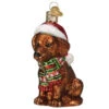 Old World Christmas - Holiday Chocolate Lab Pup Glass Ornament 1 Old World Christmas - Holiday Chocolate Lab Pup Glass Ornament -Ornaments Shop 127 Untitled design 15643.1649427858