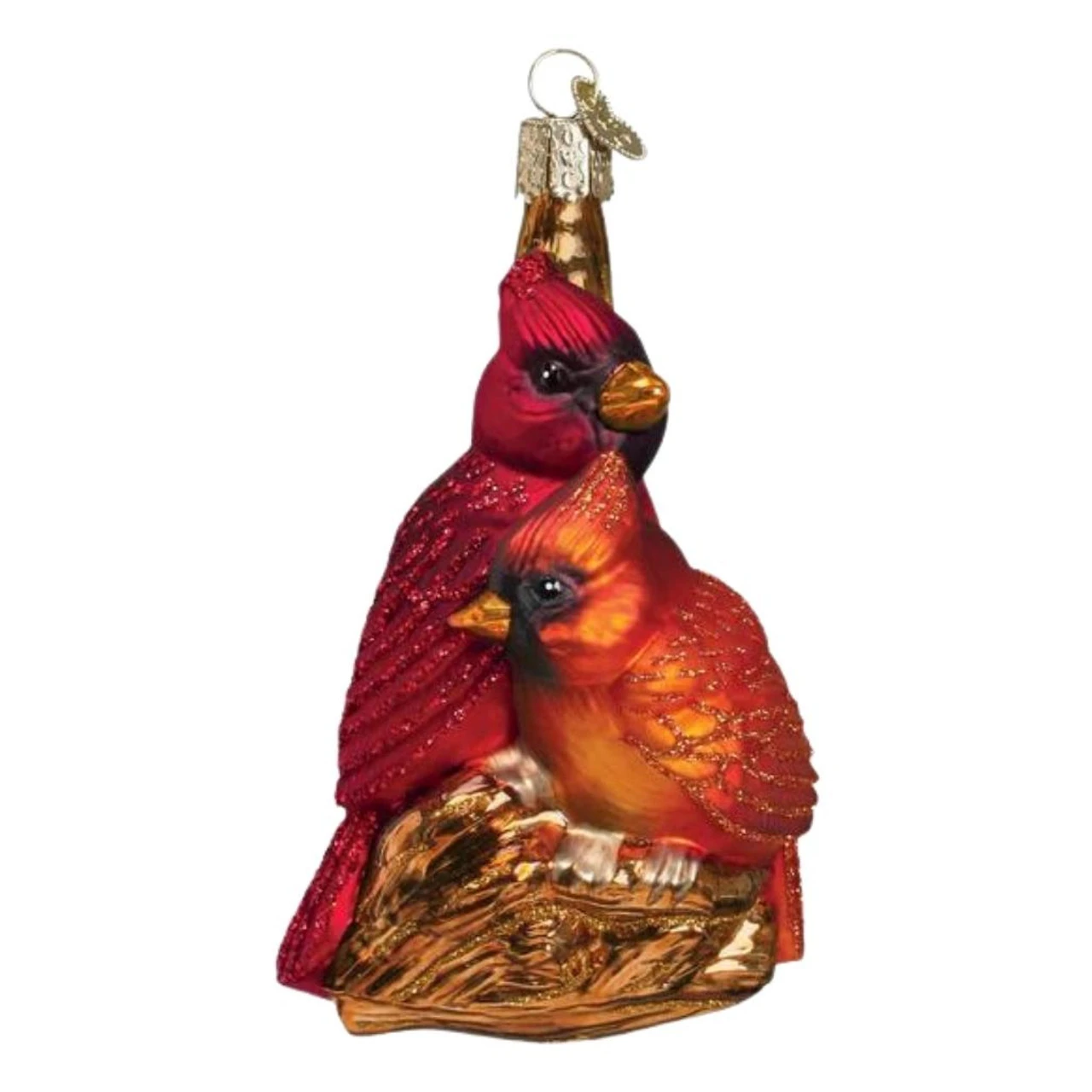 Old World Christmas - Pair Of Cardinals Ornament 3 Old World Christmas - Pair Of Cardinals Ornament