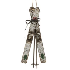 Ski Ornament