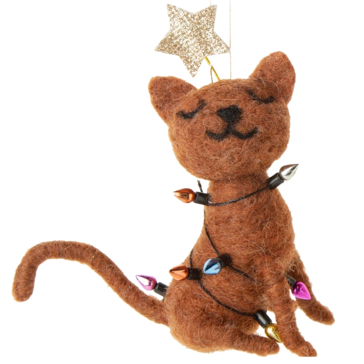 Orange Cat Ornament 3 Orange Cat Ornament