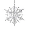 Silver Snowflake Ornament