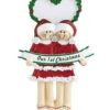 Personalized Female Couple Christmas Ornament -Ornaments Shop 1638 24198.1636197014