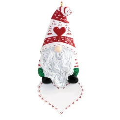 Personalized Christmas Gnome Ornament