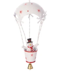 Ballooning Snowman Ornament