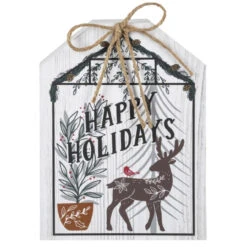 Happy Holidays Christmas Greenhouse Sitabout Ornament
