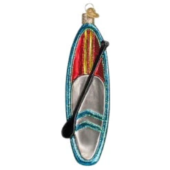 Old World Christmas - Blue Stand Up Paddle Board Ornament