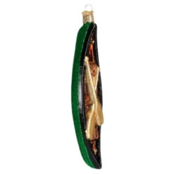 Old World Christmas - Green Canoe Ornament