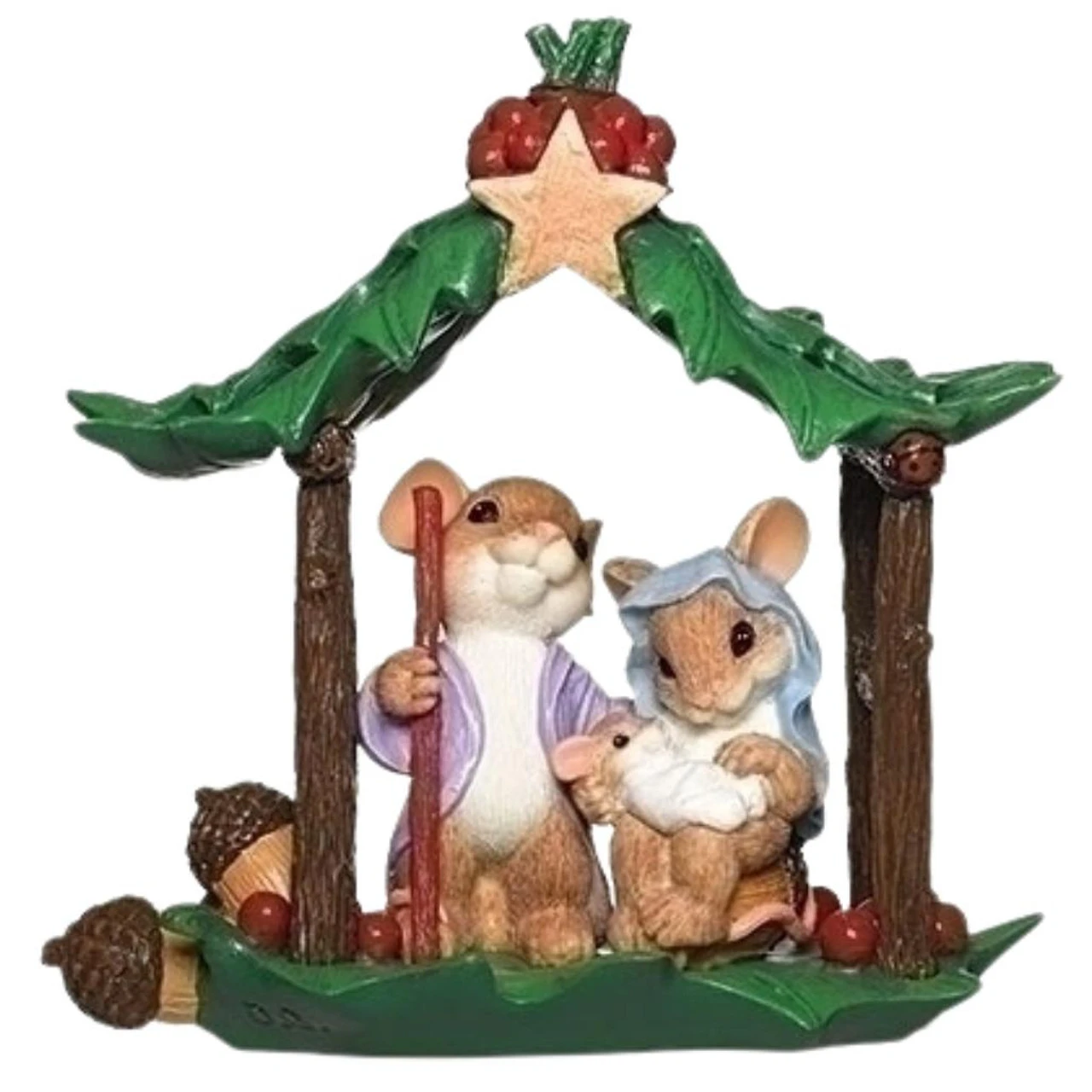 Charming Tails - Holy Family Nativity Figurine 3 Charming Tails - Holy Family Nativity Figurine