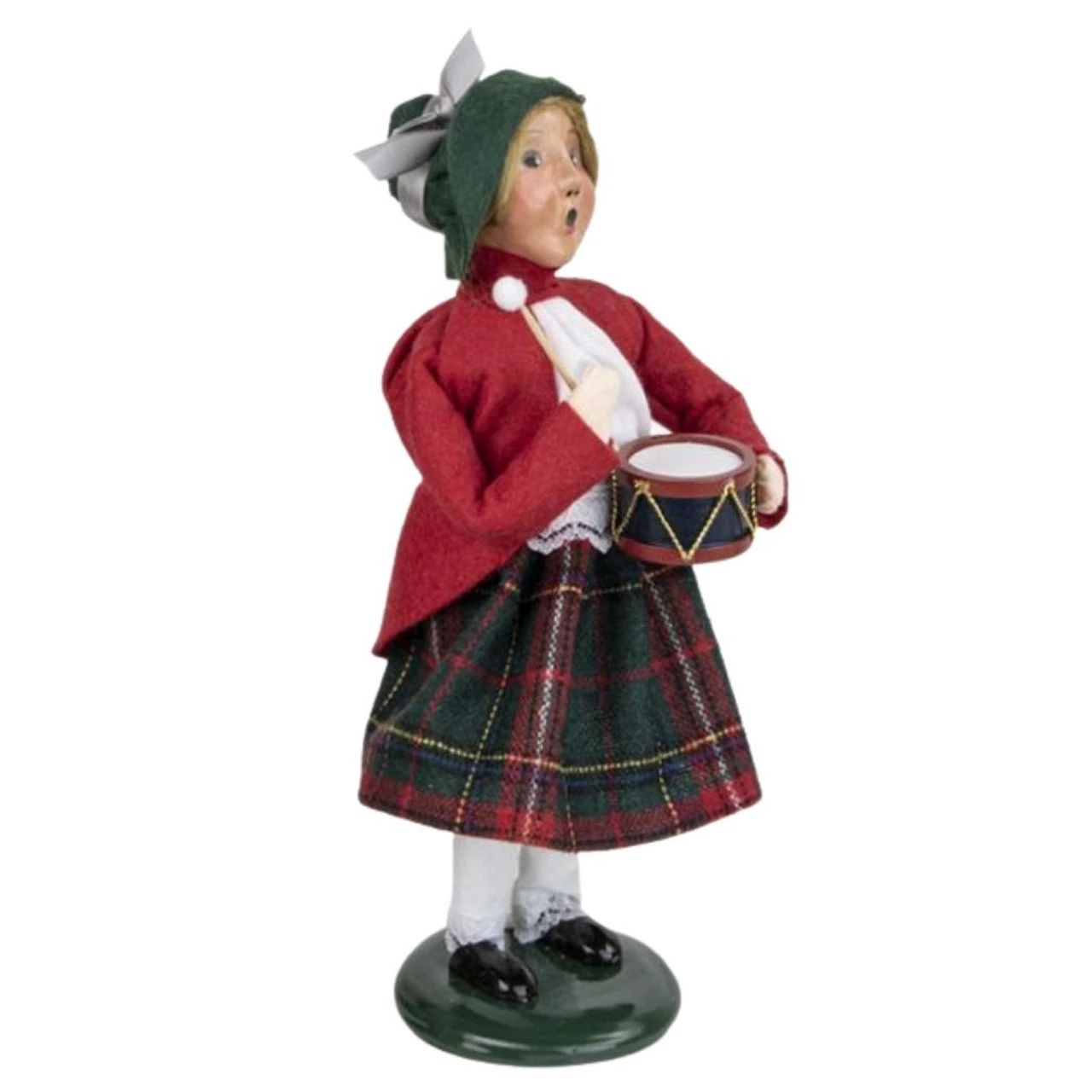 Byers' Choice - Musical Family Girl With A Drum Caroler 4 Byers' Choice - Musical Family Girl With A Drum Caroler - Image 2