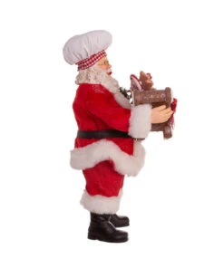 Kurt Adler 10.5" Fabriché Gingerbread Chef Santa -Ornaments Shop 1 fa0157 02 37160.1628423291