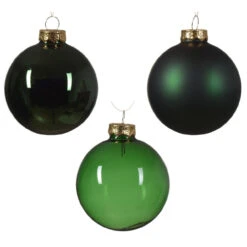 Ornaments Shop -Ornaments Shop 21 Piece Pine Green Glass Ball Ornament Set 27755.1693312633